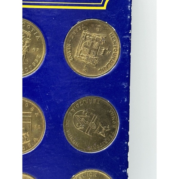 Shell Coat Of Arms Floral Emblems Of Canada Collector Set Of 13 Complete. - Picture 5 of 14